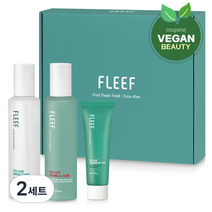 플리프 시카 알로에 스킨케어 앰플 스킨토너 200ml + 카밍 올인원 200ml + 클렌징 젤 폼 50ml 카밍 선물세트, 2세트