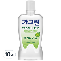 가그린 후레쉬 라임 구강청결제, 750ml, 10개