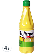 솔리몬 스퀴즈드 레몬즙, 500ml, 4개