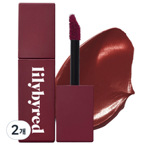 릴리바이레드 무드라이어 벨벳틴트 4.2g, 6 치명적인 석류인척, 2개