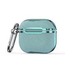크리스탈라인 에어팟프로 케이스 + 카라비너, 에메랄드그린(케이스)