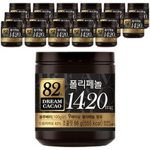 롯데제과 드림카카오 82% 폴리페놀 초콜릿, 86g, 18개