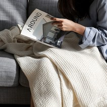 마일드 모달 와플 4계절 피그먼트 이불단품, 아이보리