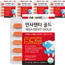 내츄럴플러스 인사덴티 골드, 5개, 87g