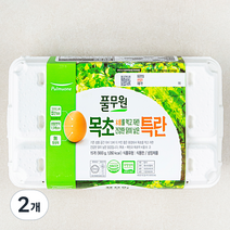 풀무원 무항생제 1등급 목초 특란 15구, 2개