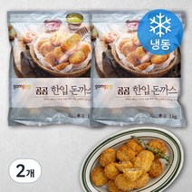 곰곰 한입 돈까스 (냉동), 1kg, 2개