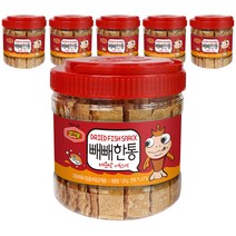 머거본 빼빼한통 매운맛 어포스낵, 120g, 6개입, 120g