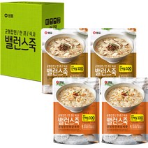 샘표 밸런스 발아현미 소고기죽 420g x 2p + 통녹두 전복 삼계죽 420g x 2p 세트, 1세트