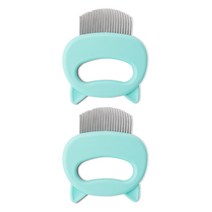 잇곰 고양이털 브러쉬 단모, 그린, 2개