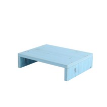 포메리트 듀얼 1단 모니터받침대, 블루