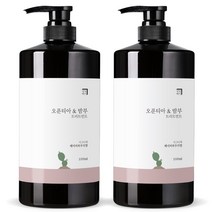 살림백서 오푼티아 앤 밤부 헤어트리트먼트 베이비파우더향, 1000ml, 2개