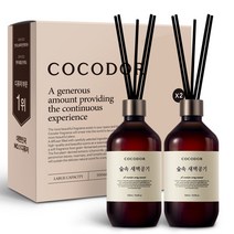 코코도르 프리미엄 디퓨저 + 섬유스틱 7p, 숲속새벽공기,…