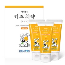 제니튼 닥터제니 키즈 치약 베이비, 60g, 3개입