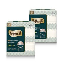 잘풀리는집 명품로션 미용티슈 에센셜 230매, 3개입, 2개