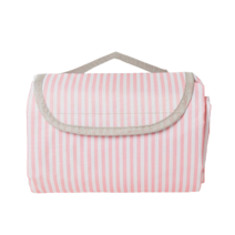 마켓플랜 휴대용 피크닉 매트, 줄무늬 핑크