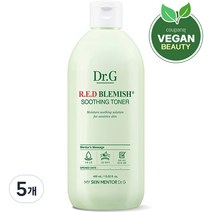 닥터지 레드 블레미쉬 수딩 토너, 400ml, 5개