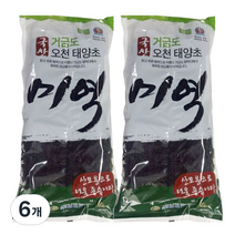 골드물산 거금도 오천 태양초 미역, 200g, 6개