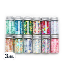 히야가게 슬라임 레인보우 세트, 3세트, 혼합색상