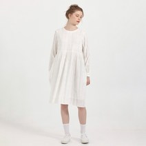 비트윈에이앤비 여성용 디테쳐블 카라 루즈핏 원피스