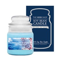 더허브샵 소이캔들 자캔들타입 90g, 아쿠아 체리블라썸, 1개
