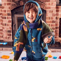 마틸다엔와이 아동용 기모 중장비 집업후드