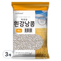 대구농산 흰강낭콩, 4kg, 3개