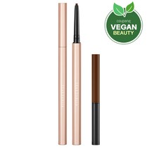 디어달리아 퍼펙트 디자이닝 아이라이너 워터프루프 펜슬 세트 13g, 모카 브라운, 1세트