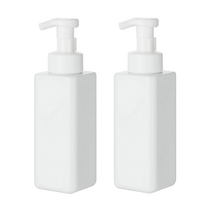 사각 거품용기 공병 리필용기 500ml, 화이트, 2개