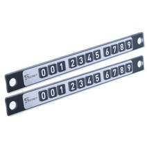 평화자동차 시크릿 클래시 주차알림판, 혼합 색상, 2개입