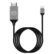 디지지 USB C to HDMI 미러링 케이블, 2m, 혼합색상, 1개