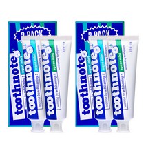 투스노트 미백 치약 2종세트, 200g, 2개