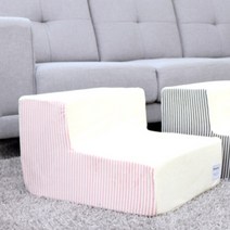 레드퍼피 반려견 밀크 듀 펫스텝, 스트라이프베이지