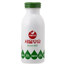 서울우유 레트로 보온 보냉 텀블러, 밀크드랍, 350ml