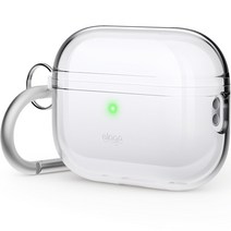 엘라고 에어팟 프로2 클리어 행 젤리 케이스, 투명