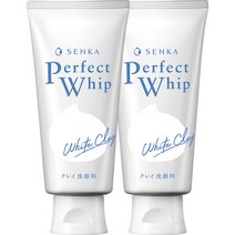 센카 퍼펙트 휩 화이트 클레이, 120g, 2개