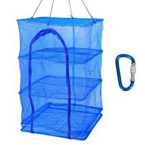 MEO 캠핑 다용도 접이식 건조망 대형 50cm+원형고리 1개 색상랜덤, 1세트