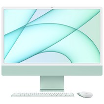 Apple 2021 아이맥 24, 그린, M1, Apple M1 7 core, SSD 256GB, 16GB, Retina 4.5K, 미지원, Z14L0002A, CTO
