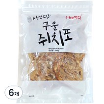 더먹다 자연오감 구운쥐치포 15마리, 145g, 6개