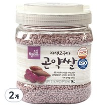 토종마을 자색고구마 곤약쌀, 1kg, 2개
