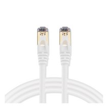 애니포트 플러스 프리미엄 고급형 랜선 STP 3M CAT7, 화이트, 1개