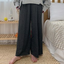 오키 여성용 로라 주름 와이드팬츠
