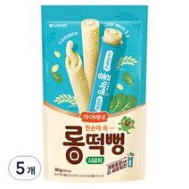 아이배냇 롱떡뻥 시금치, 시금치맛, 30g, 5개