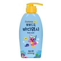 베비언스 핑크퐁 뽀뽀드득 바디워시 복숭아향, 380ml, 1개