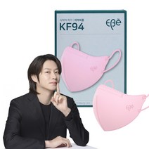 이비에 4중필터 새부리형 컬러 패션 마스크 대형 KF94, 3개, 연핑크, 10개입