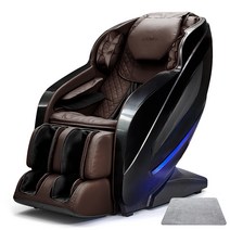 제스파 컴포르테 안마의자 + 전용 러그 세트 방문설치, ZPC2032, 레더블랙