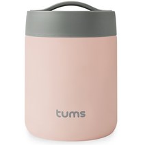 텀스 모모 보온 죽통, 베이비핑크, 450ml