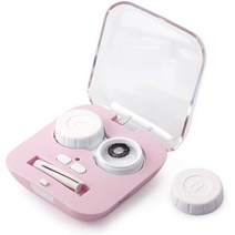 [0.8배광각컨버젼렌즈] 셀루미 음파 진동 무선 렌즈 세척기 SEL-ULC350A, 핑크, 1개