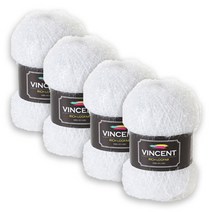 니트러브 빈센트 리치 수세미 실 4p, 01 화이트