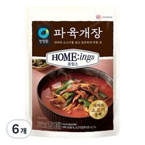 청정원 호밍스 파육개장, 500g, 6개