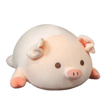 네이처타임즈 안고자는 실눈 돼지 인형, 혼합색상, 80cm